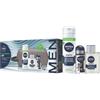 Nivea Men Sensitive Kit Cofanetto Regalo Uomo 4 Pezzi
