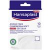 Hansaplast Compressa Soft Garze Sterili Per Ferite Postoperatorie 10 Pezzi Da 7,5x7,5cm