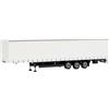 Herpa 077002 - Semirimorchio per tende da 15 m, colore: Bianco in miniatura per il fai da te e come regalo