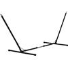 Outsunny Supporto Struttura Portante per Amaca Regolabile Capacità Max. 120Kg 308-380x108x120cm Nero|Aosom