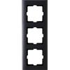 Kopp Athenis 402750062 - Mascherina a 3 scomparti, colore: Nero opaco