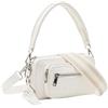 Desigual Borsa da donna con logo 24 CA Accessories PU Across Body Bag, bianco, bianco, Taglia unica