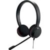 Jabra evolve 20 auricolare cablato a padiglione ufficio usb tipo a nero