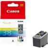Canon cartuccia d'inchiostro colore cl-38 c/m/y