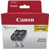 Canon 1511b025 cartuccia d'inchiostro 2 pz originale nero, ciano, magenta, giallo