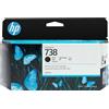Hp cartuccia di inchiostro designjet 738 da 130 ml nero
