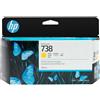 Hp cartuccia di inchiostro giallo designjet 738 da 130 ml