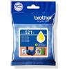 Brother lc521y cartuccia d'inchiostro 1 pz originale giallo