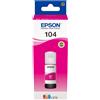 Epson 104 ecotank magenta ink bottle