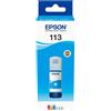 Epson 113 ecotank pigment cyan ink bottle