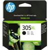 Hp cartuccia di inchiostro nero originale ad alta capacità 305xl