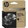Hp cartuccia di inchiostro nero originale 924e evomore