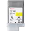 Canon pfi-102y ink tank pigment yellow cartuccia d'inchiostro originale giallo