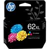 Hp cartuccia originale inchiostro tricromia 62