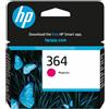 Hp cartuccia originale inchiostro magenta 364