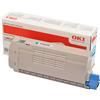 Oki 46507615 cartuccia toner 1 pz originale ciano