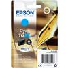 Epson pen and crossword cartuccia penna e cruciverba ciano inchiostri durabrite ultra 16xl