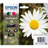 Epson daisy multipack margherita 4 colori inchiostri claria home 18
