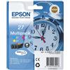 Epson alarm clock multipack sveglia 3 colori inchiostri durabrite ultra 27