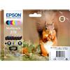 Epson squirrel multipack 6-colours 378 claria photo hd ink