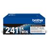 Brother tn-241bktwin cartuccia toner 2 pz originale nero