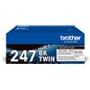 Brother tn-247bktwin cartuccia toner 2 pz originale nero