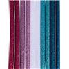 Rayher bastoncini di colla a caldo per pistola incollatrice, arcobaleno, 10 pezzi, 10cm, ø 7mm, 33496990