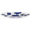 Alessi Itsumo - Yunoki ware NF08/5 - Piatto da Dessert di Design, Uso Quotidiano, Estetica Minimale, in Porcellana Bianca con Decoro Samiro Yunoki, Diametro 21 cm