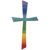 Rayher Motivo Cera Croce Arcobaleno, 10,5X5,5Cm, SB 1 Pezzo, 31499000