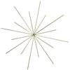 Rayher 2525300 - Stella Metallica per Perline, 15/10 cm, Spessore Filo 0,7 mm, SB