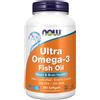 NOW FOODS Ultra Omega-3 fish oil 180 perle - 500 EPA - 250 DHA