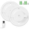 Unikeen Telecamera di Sicurezza, wifi, per interni, 55 mm, per Tapo C200, C210, IPC40C, IPC42C, TPC42EW, IPC43AN, IPC43AW, MIPC451, 2 pezzi, set di 2 supporti per telecamera, cupola, montaggio a