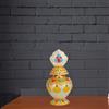 Decorativo Otto bottiglia di buon auspicio Vaso di ricchezza tibetana Ornamenti