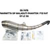 MOTORPARTS SRL MARMITTA GP MALAGUTI 50 PHATOM F2 KAT LC 1998/2000 - MARMITTE LEOVINCE 7476