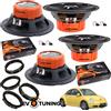 Hertz Evotuning Kit 4 Casse Altoparlanti Hertz Dcx 165.3 Ant+Post per VW New Beetle Berlina
