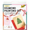 folia 31805 - Set di pittura diamantata CHRISTMAS, adesivi con motivi e accessori natalizi, set artigianale per disegnare adesivi con pietre scintillanti