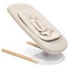 Stokke Sdraietta Stokke Yoga, Light Sand - Doppio movimento per calmare e stimolare i bambini fino a 11 kg - Include cuscino per neonati per il supporto della testa - Tre posizioni regolabili