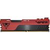 Patriot Memory Viper Elite II DDR4 3200 32GB (1x32GB) C18 Modulo di Memoria Gaming RAM XMP 2.0 Nero/Rosso