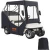 VEVOR Copertura per Carrello da Golf, Copertura per Carrello da Golf in Poliestere 600D con Finestre Trasparenti su 4 Lati, Coperture per Auto 4 Passeggeri, Copertura per Carrello Esterno Antipolvere