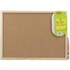 apollo THE HOUSEWARES BRAND Bacheca in sughero, piccola, con cornice in pino leggero, dimensioni: 40 x 30 x 1,8 cm, naturale