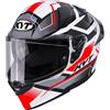 Kyt Casco Moto Integrale Touring Kyt R2R PARSEC Bianco Rosso