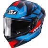 Kyt Casco Moto Integrale Touring Kyt R2R PARSEC Nero Blu Rosso