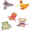 Crocs Coquette Animal Friends 5 Pack, Charm Decorativi per Scarpe Unisex-Adulto, Multicolore, Taglia Unica