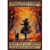Artinhand Grandi puzzle per adulti 300 pezzi Black Witch Once Upon A Time There was A Girl Who Really Loved Cats Puzzle di Halloween per adulti Giocattoli Regalo Famiglia Decorazione Bambini Puzzle