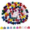 Tokaneit Colore Pedine Dama Legno con Dadi 105pcs, Pedine Tavolo Figure Colorate, Pezzi Degli Scacchi Volanti Accessori, Per L'interazione Familiare e Feste