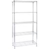 SERENA GROUP LIBRERIA 5 RIPIANI IN ACCIAIO CROMATO 36x90cm - H177cm ARCHIMEDE LIGHT