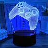 Gemi Lampada Gaming, Lampada 3D Gamings 16 Variazioni di Colore con Telecomando + Touch per Room Decorazione, Gaming Regalo Ragazzo Bambini Fans Gamer Bambino Uomini Ragazza