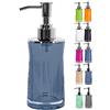 Spirella Dispenser di Sapone Acrilico Sydney, Blu Trasparente