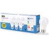 M Ledme - Confezione da 6 lampadine LED E27 A60 10W, luce calda (3000k), attacco E27, 820 lumen, IP20, apertura fascio luminoso 200°, efficienza energetica e basso consumo. Modello LM7612