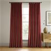 HPD Half Price Drapes Tende oscuranti termiche in velluto per soggiorno, lunghe 274 cm (1 pannello), con tasca per asta, isolanti, per finestre della camera da letto, 127 x 274 cm (larghezza x